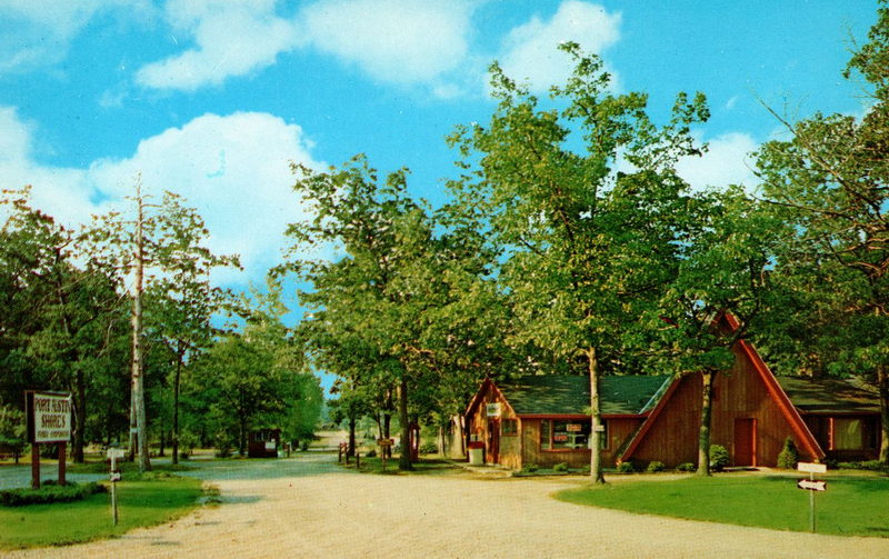 Duggans Family Campground (Port Austin Shores Campground) - Vintage Postcard